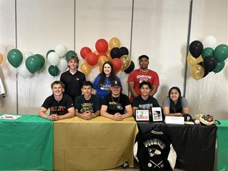 students  signing college offers