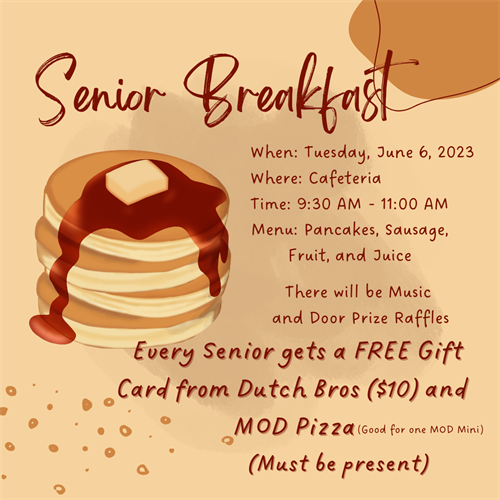 Senior Breakfast Flyer